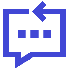 Reply To Message Typing Icon from Sharp Duo Set