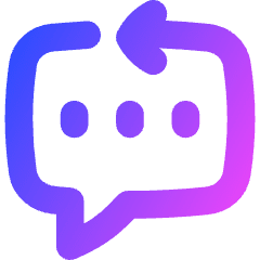 Reply To Message Typing Icon from Flex Gradient Set