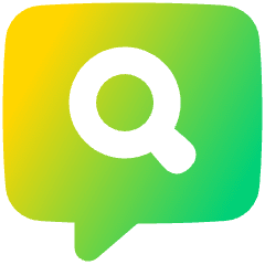 Search Comment History Icon from Plump Gradient Set