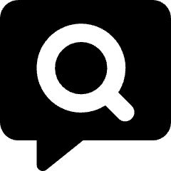 Search Comment History Icon from Core Solid Set