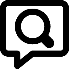 Search Comment History Icon from Core Remix Set