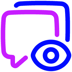 Show All Comment Icon from Plump Neon Set