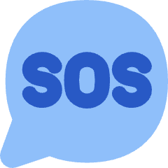 Sos Bubble Icon from Flex Flat Set