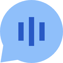 Voice Mail Bubble Oval Icon from Sharp Flat Set