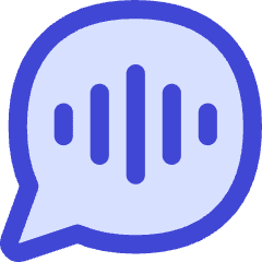 Voice Mail Bubble Oval Icon from Flex Duo Set