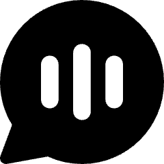 Voice Mail Bubble Oval Icon from Core Solid Set
