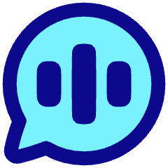 Voice Mail Bubble Oval Icon from Plump Pop Set