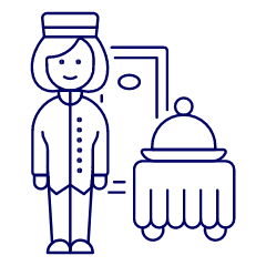 Room Service 4 Illustration from UX Line Set
