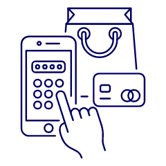 Phone Checkout Pin 1 Illustration from UX Line Set