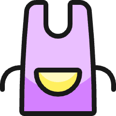 Chef Gear Apron Icon from Ultimate Colors Set