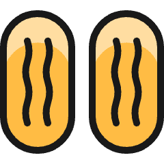 Chef Gear Biscuits Icon from Ultimate Colors Set