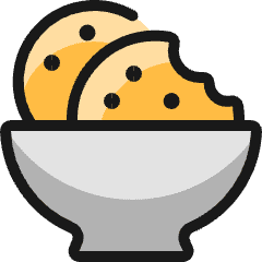 Chef Gear Cookie Bowl Icon from Ultimate Colors Set