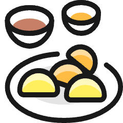 Chef Gear Taco Plate Icon from Ultimate Colors Set