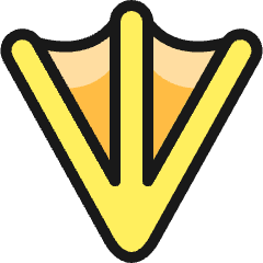 Chicken Footstep Icon from Ultimate Colors Set