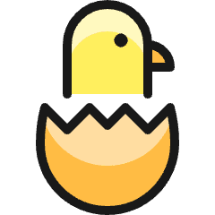 Chicken Hatch Icon from Ultimate Colors Set