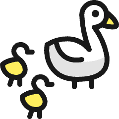 Chicken Mother Icon from Ultimate Colors Set