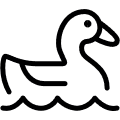 Duck Water Icon from Ultimate Light Set