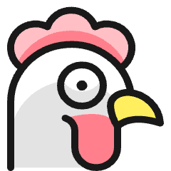 Rooster 1 Icon from Ultimate Colors Set