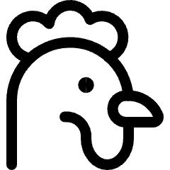 Rooster 1 Icon from Ultimate Regular Set