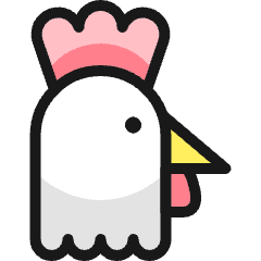 Rooster Icon from Ultimate Colors Set