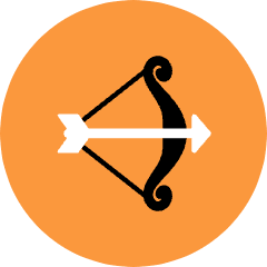 Archery Arrow Icon from Kameleon Pop Set