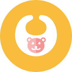 Baby Apron Icon from Kameleon Colors Set