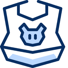 Baby Apron Icon from Cyber Duotone Set