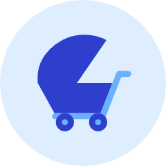 Baby Cart Icon from Kameleon Duo Set
