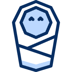 Baby Icon from Cyber Duotone Set