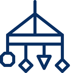 Baby Hanging Toy Icon from Cyber Line Set