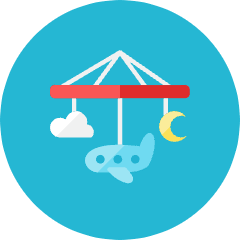 Baby Mobile Icon from Kameleon Colors Set