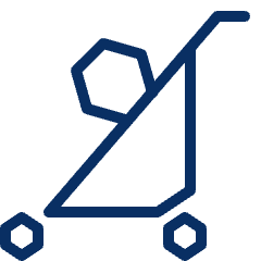 Baby Stroller 2 Icon from Cyber Line Set