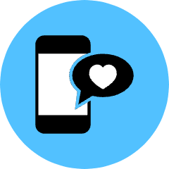 Chat Love Icon from Kameleon Pop Set