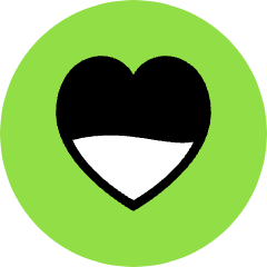 Fill Heart Icon from Kameleon Pop Set
