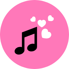 Heart Music Icon from Kameleon Pop Set