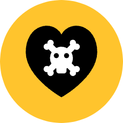 Heart Skull Icon from Kameleon Pop Set