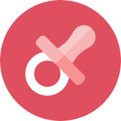 Pacifier Icon from Kameleon Colors Set