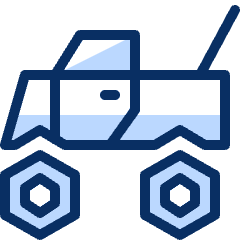 Remote Car Icon from Cyber Duotone Set