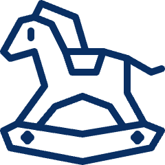 Rocking Horse Icon from Cyber Line Set