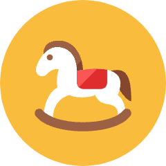 Wooden Horse Icon from Kameleon Colors Set