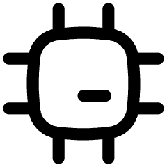 Computer Chip 1 Icon from Flex Line Set
