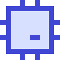 Computer Chip 1 Icon from Sharp Duo Set