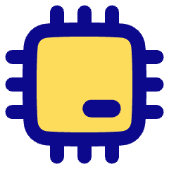 Computer Chip 1 Icon from Plump Pop Set