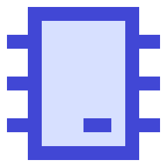 Computer Chip 2 Icon from Sharp Duo Set