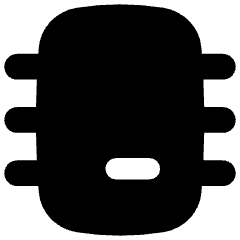 Computer Chip 2 Icon from Flex Solid Set