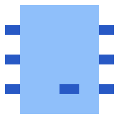 Computer Chip 2 Icon from Sharp Flat Set
