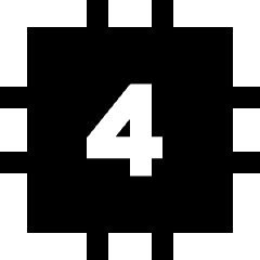 Computer Chip Four Core Icon from Sharp Solid Set