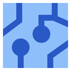Electrical Circuit Icon from Sharp Flat Set