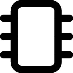 Micro Chip 2 Icon from Micro Line Set