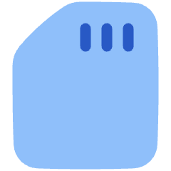 Sd Card Icon from Plump Flat Set